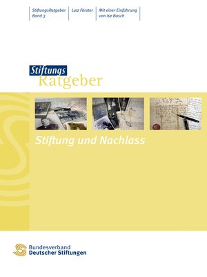 cover image of Stiftung und Nachlass
